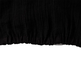 Cut-out Layered Skirt Elastic Pants
