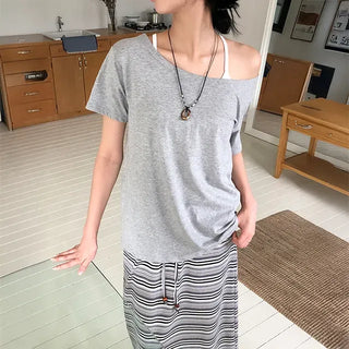 Spring Wide Neck Tee