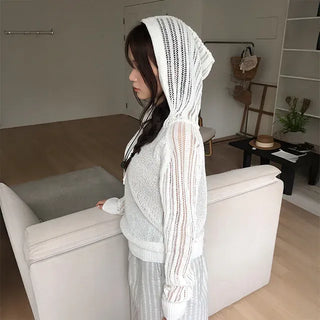 Sculpted Hooded Knit