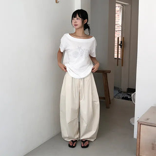 Want Pintuck Balloon Pants