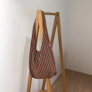 Terry Stripe Shoulder Bag