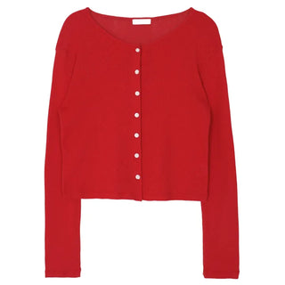 Daily Punched Diamond Round Cardigan