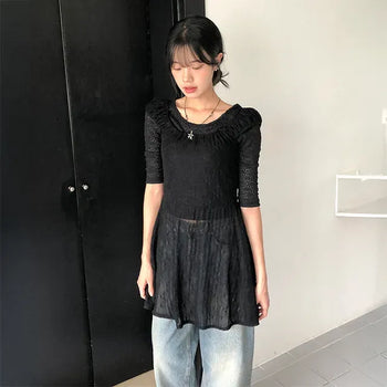 May See-through Midi Dress