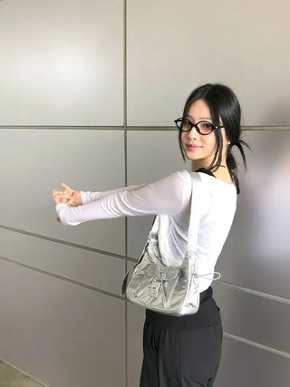 Summer Tencel Crop Round Cardigan