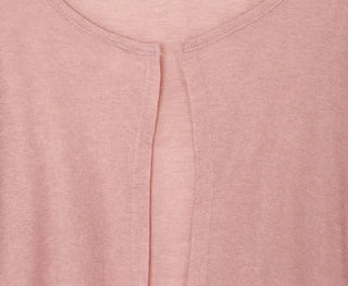 Summer Tencel Crop Round Cardigan