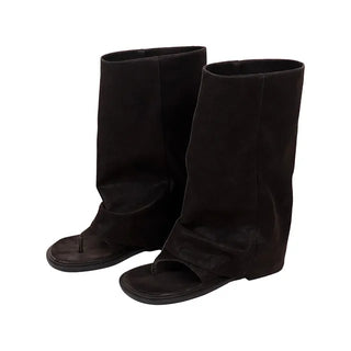 Flip-flop folding boots