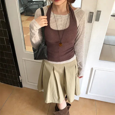 Linen Halter Sleeveless