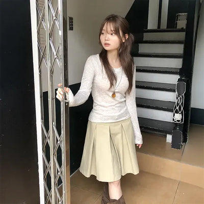 Slim Button Long Sleeve