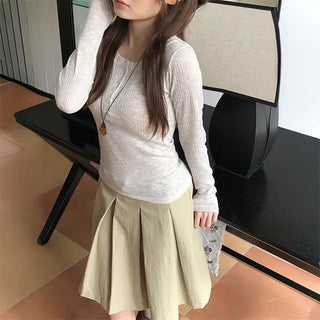 Slim Button Long Sleeve