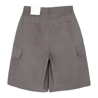 String Pintuck Bermuda Cargo Pants