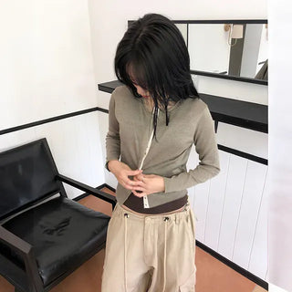 Snap Round Cardigan