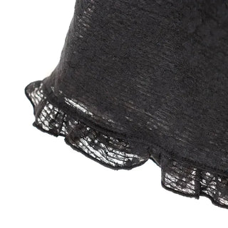 Butterfly Frill See-through Sleeveless Blouse