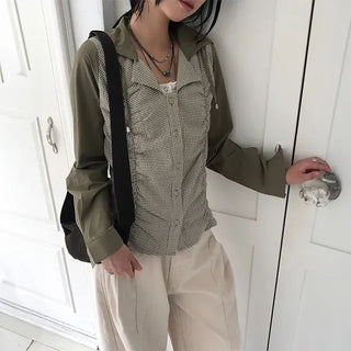 Marie Check Hoodie