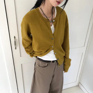 Alvin Round Knit Cardigan