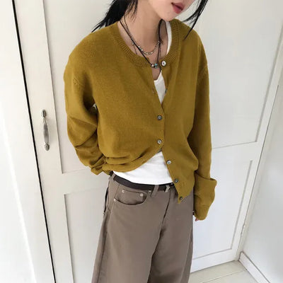 Alvin Round Knit Cardigan