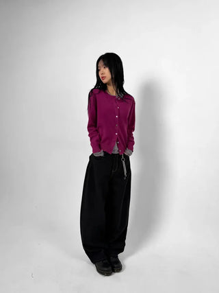 Alvin Round Knit Cardigan