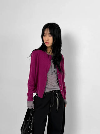 Alvin Round Knit Cardigan