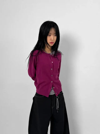 Alvin Round Knit Cardigan