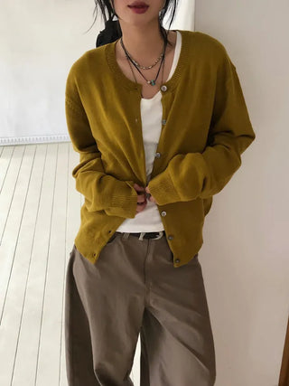 Alvin Round Knit Cardigan