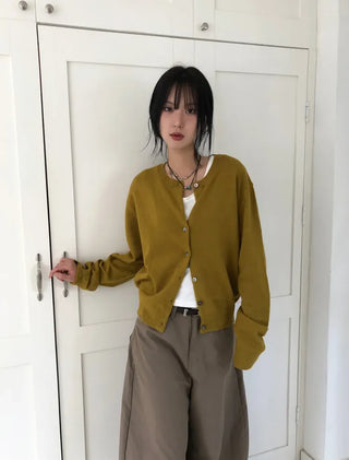 Alvin Round Knit Cardigan