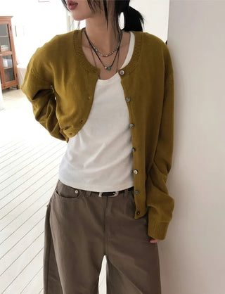 Alvin Round Knit Cardigan
