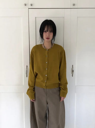 Alvin Round Knit Cardigan