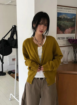 Alvin Round Knit Cardigan