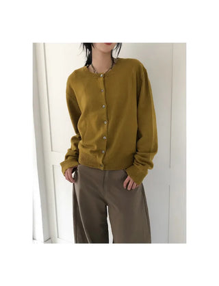 Alvin Round Knit Cardigan
