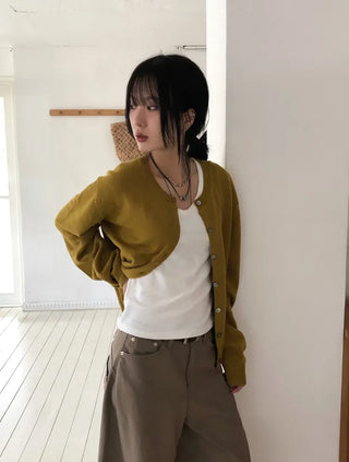 Alvin Round Knit Cardigan