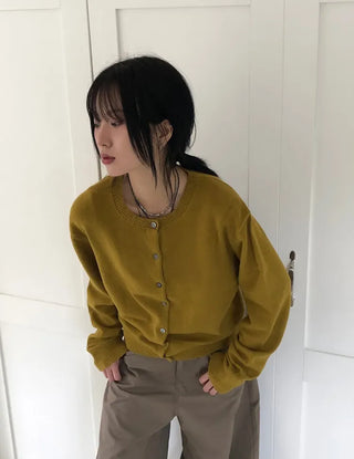 Alvin Round Knit Cardigan