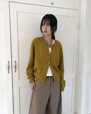Alvin Round Knit Cardigan