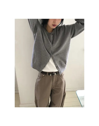 Alvin Round Knit Cardigan