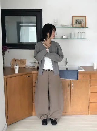 Alvin Round Knit Cardigan