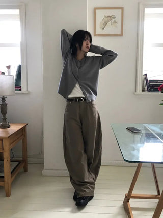 Alvin Round Knit Cardigan