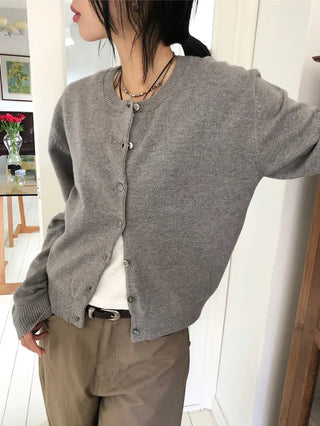 Alvin Round Knit Cardigan