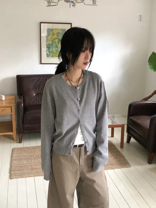 Alvin Round Knit Cardigan