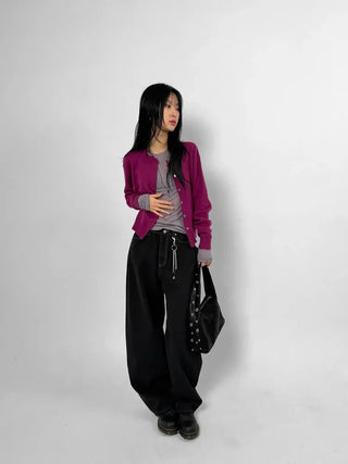 Alvin Round Knit Cardigan