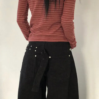Carrie Studded Cotton Balloon Pants