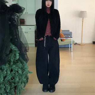 Carrie Studded Cotton Balloon Pants