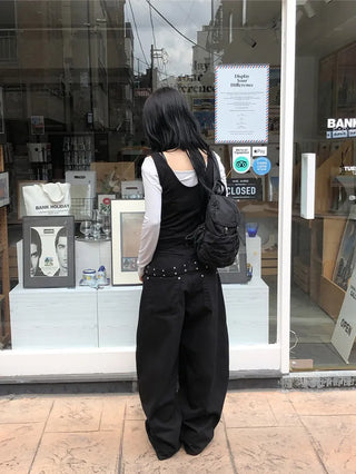 Carrie Studded Cotton Balloon Pants
