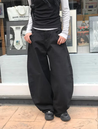 Carrie Studded Cotton Balloon Pants