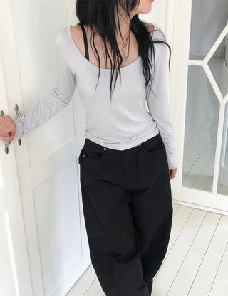 Carrie Studded Cotton Balloon Pants