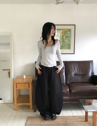 Carrie Studded Cotton Balloon Pants