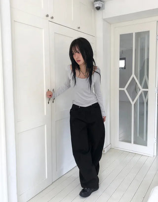 Carrie Studded Cotton Balloon Pants