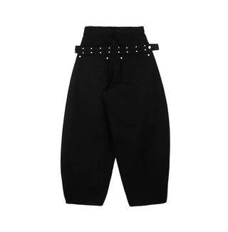 Carrie Studded Cotton Balloon Pants