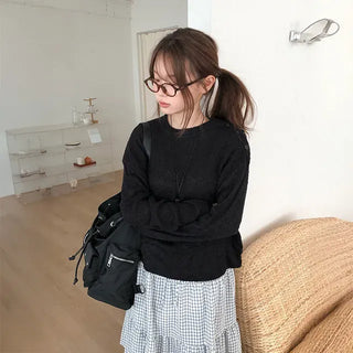Fuo Shoulder Button Knit