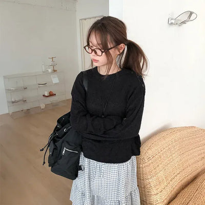 Fuo Shoulder Button Knit