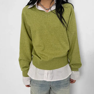 Hayes Loose V-neck Knit