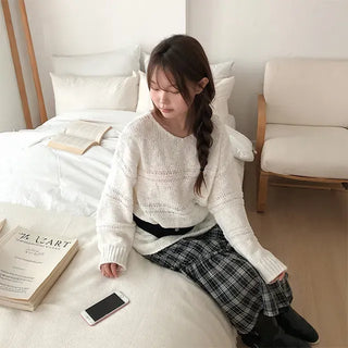 Ritz Check Asymmetrical Midi Skirt