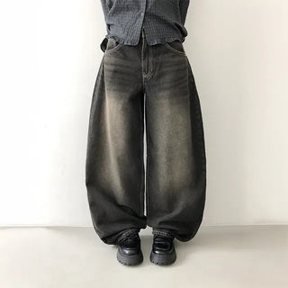 Daily Washed Wide Jeans